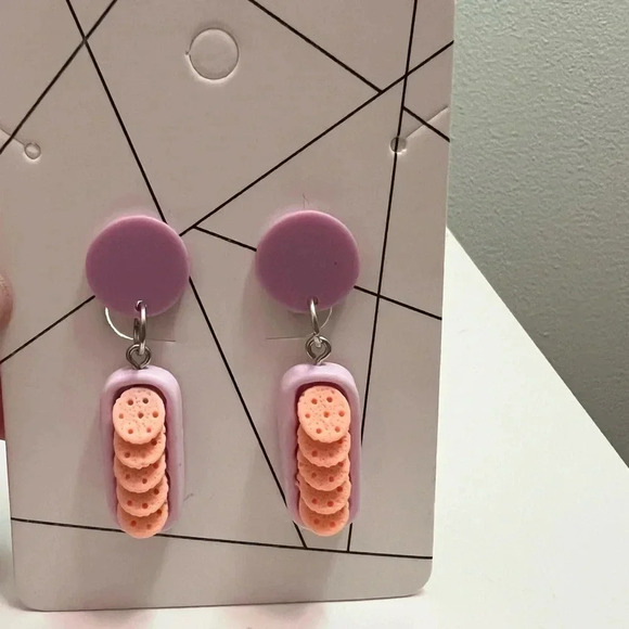 Handmade cute food earrings - Picture 2 of 2